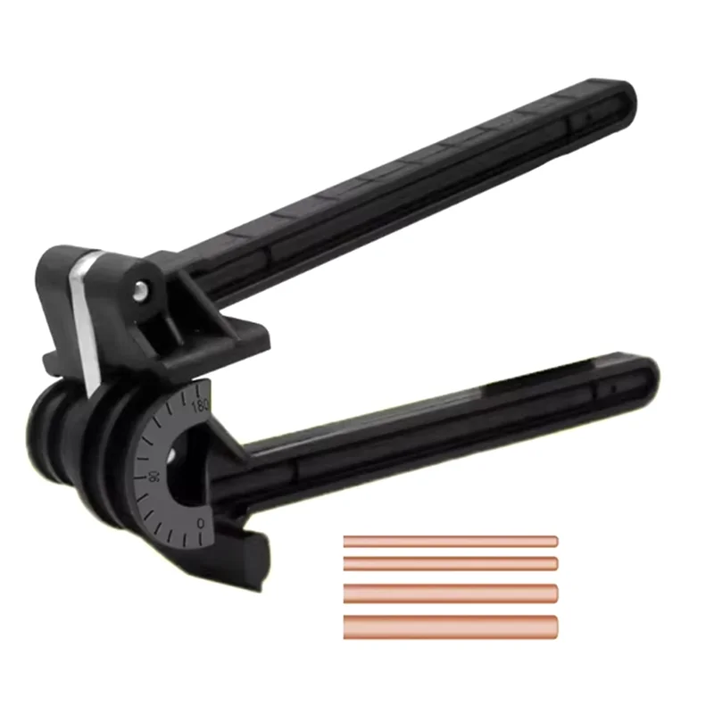 

AT21-5/6/8/10Mm Combination 4-In-1 Tube Bender Tube Bender Pipe Bending Tool Tubing Bender Brake Fuel Line Curving Pliers