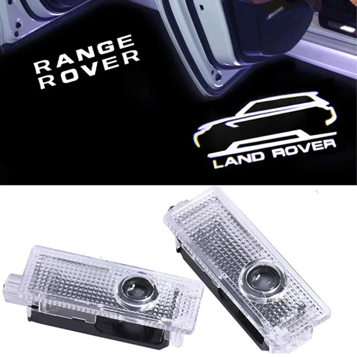 

LED Voiture Porte Logo Projecteur Lumiere Fantome Ombre Lumiere Pour For Land Rover Freelander 2 Range Rover 2007-Now Accessorie