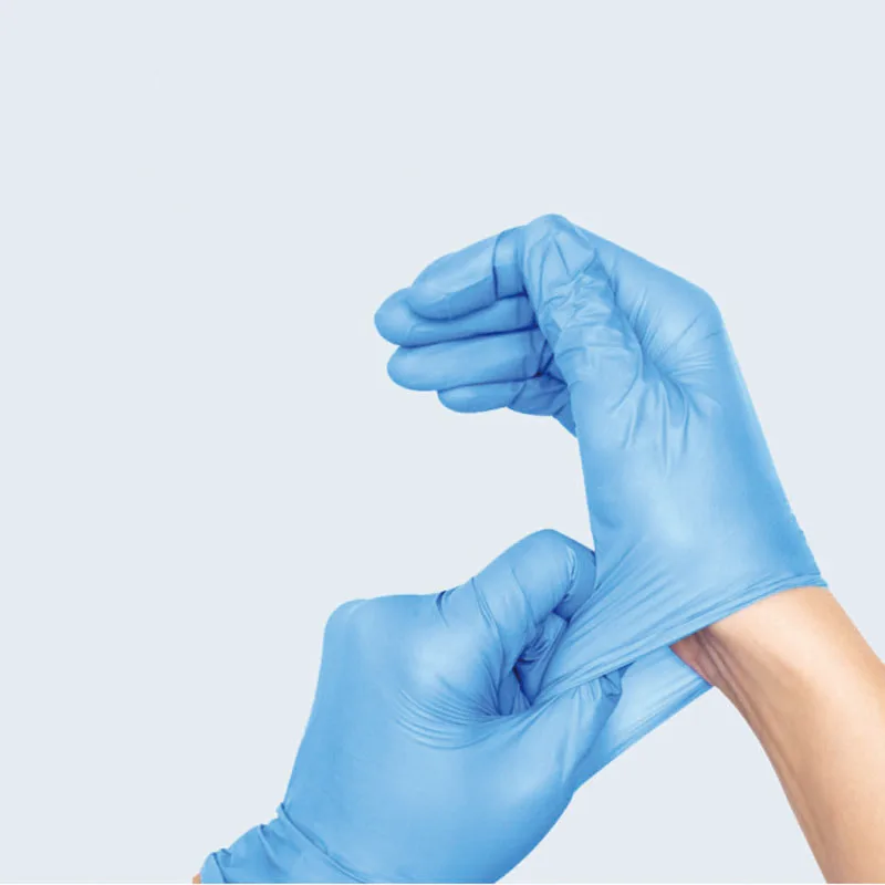 

100pcs Nitrile Gloves High-elastic Powder-free Protective Food-grade Disposable Rubber latex Kitchen Accessories