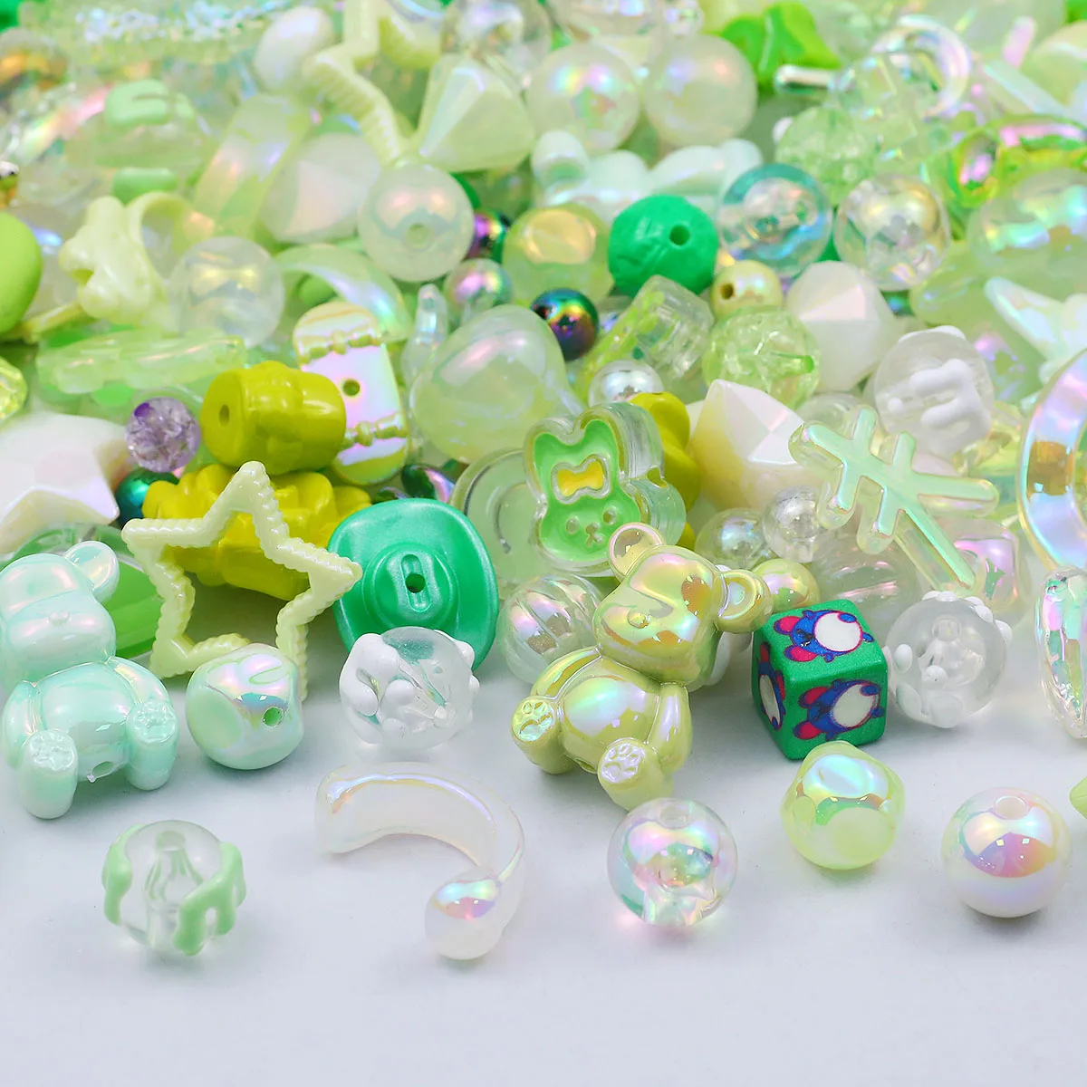 Lila 60g Acryl Bunte Gemischte Stil Lose Perlen Für Schmuck Machen Armbänder Telefon Ketten Anhänger Liefert Erkenntnisse