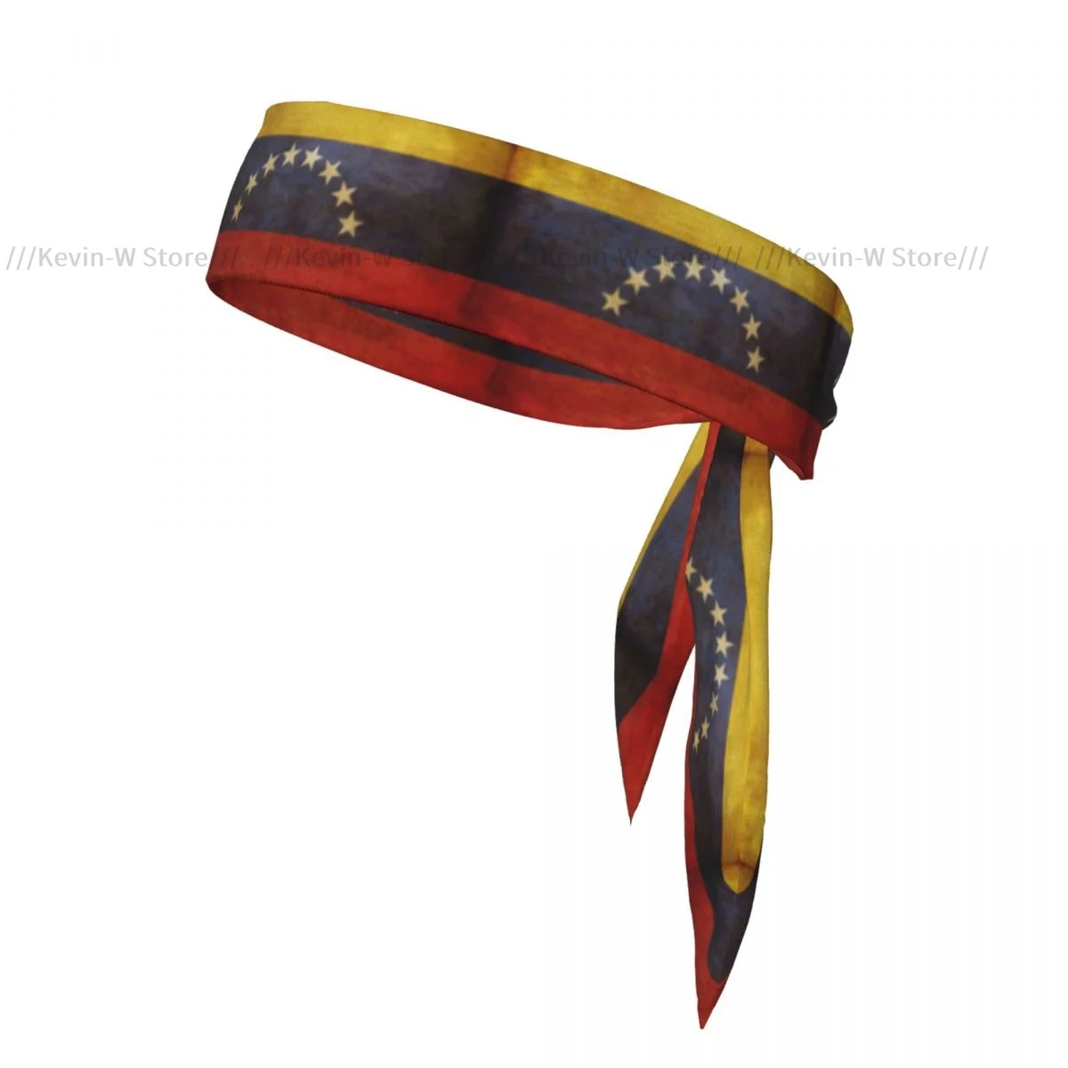 Tie Headbands Venezuela Grunge Flag Sports Head Band Athletic Sweatband Bandana Sweat Wicking