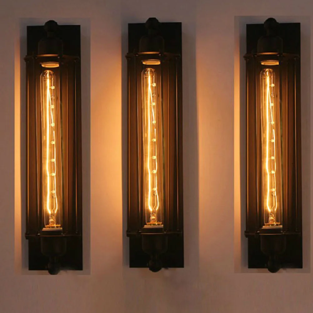 

Ретро деревенский промышленный настенный светильник для внутреннего освещения фонаря для столовой, клуба, прихожей, фермерского дома, туалетного столика 110 В-240 В