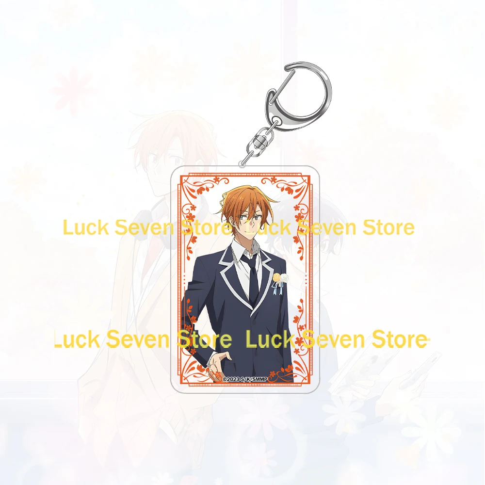 Sasaki and Miyano Acrylic Keychain Sasaki Shumei Miyano Yoshikazu Hirano Daiga Kagiura Akira Anime BL School Uniform Figure Bag