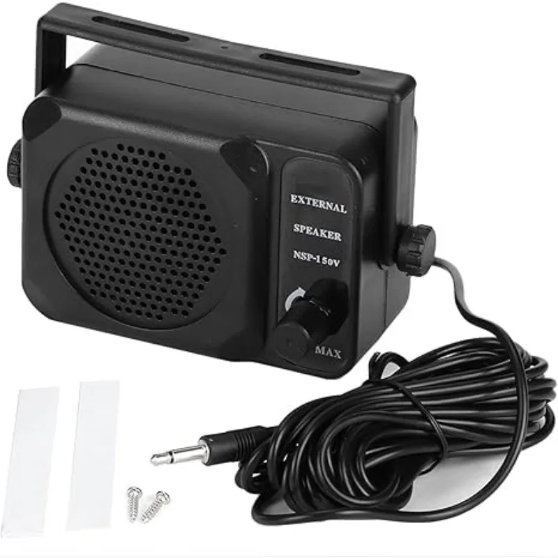 NSP-150V External Speaker 2‑Way Mini Car Radio Speaker CB HF VHF UHF Transceiver for Yaesu Kenwood Icom Anytone Car Mobile Radio