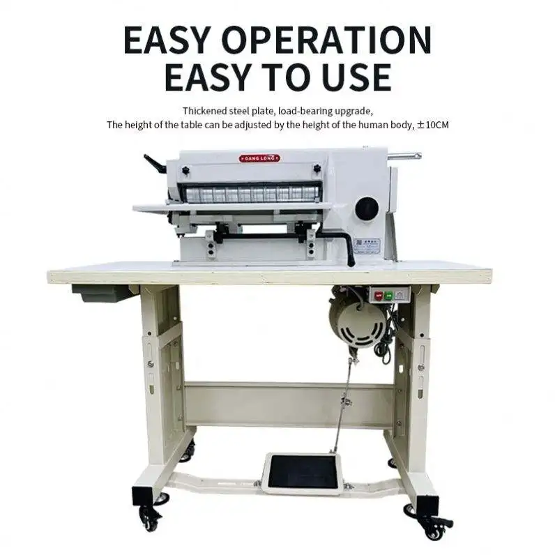 Automatic Leather Drill Belt Conveyor with Knife Rubber Slitting Leather Drill Belt Conveyor Leather Strip Cutting Machine