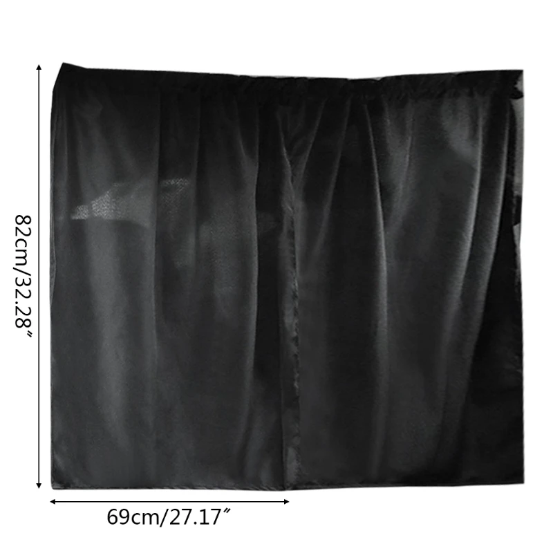Universal Car Front and Rear Partition Curtains Side Window Shade for Camping image 6