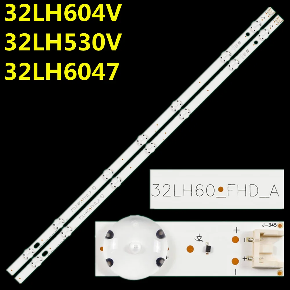 LED Strip 7Lamps For 32LH60_FHD LIG Innotek Direct 16Y Rev 0.0 SC_32inch_FHD_REV01 32LH604V 32LH530V 32LH533V 32LH6047 NC320DUE