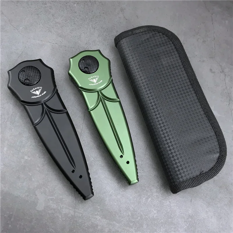 NEW Piranha Splitting Mechanism Opening Folding Pocket Knife D2 Blade Aluminum Alloy Handle Tactical Self Defense Knives EDC