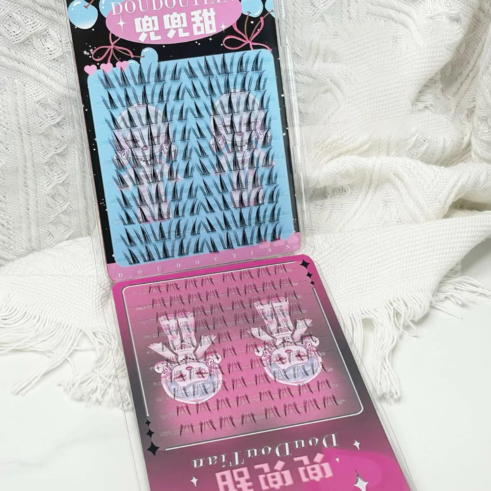 20 Rijen Koreaanse Lagere & Valse Wimpers Set Natuurlijke Manga Wimpers De Luie Clusters Wimpers Gesegmenteerde Nep Wimpers Makeup Tools