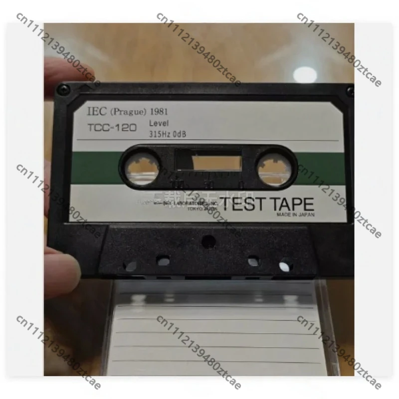 New Test Tape TCC-120, 315Hz 0dB Level Calibration Cassette, Replacement for Audio Tape Player Alignment Maintenance