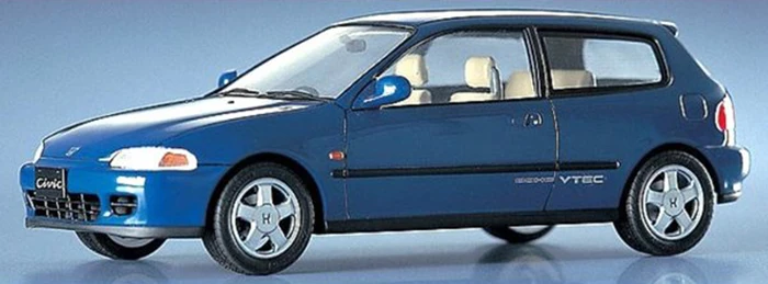 Hasegawa 24006 Static Assembled Car Model 1/24 Scale For Honda Civic SiR II CD-6Car Model Kit