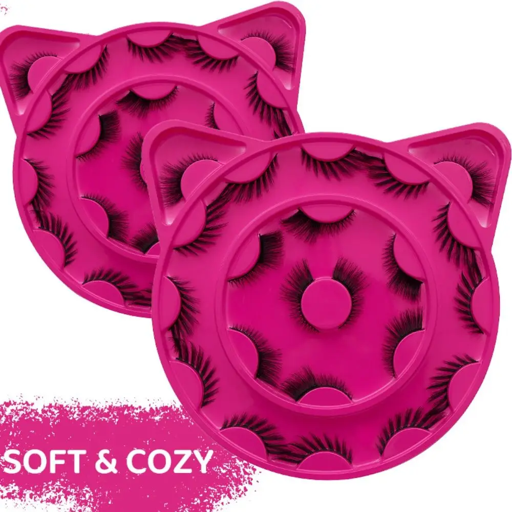 11 pares de cílios postiços fofos e macios de vison falso feitos à mão leves de raposa cílios postiços longos e grossos cílios de olho de gato extensão de cílios