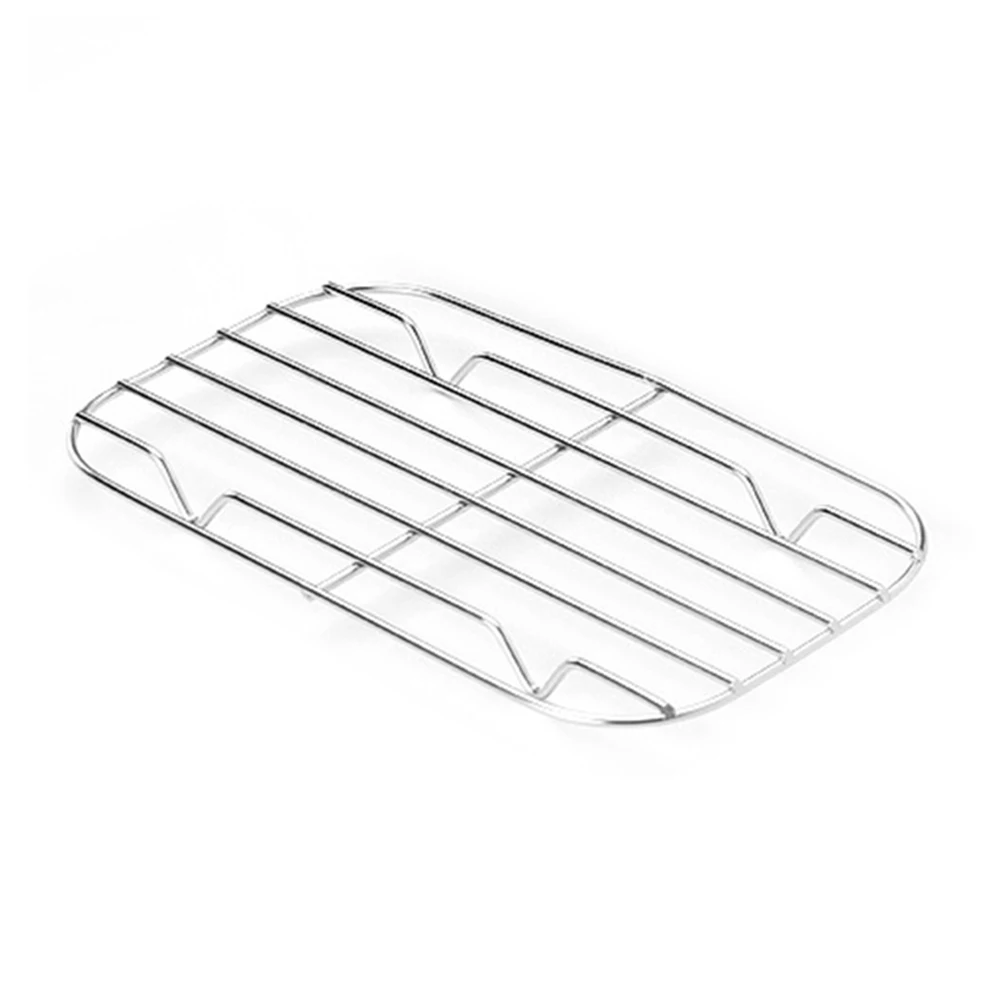Stainless Steel Based Steaming Rack Compatible with Select Lunch Boxes for Use in Camping Picnic and Home Cooking