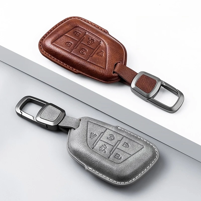 For Cadillac XT5 XT6 CT5 CT6 CT4 XT4 XTS ATS LYRIQ Key Case Case Pack Buckle Car Key Cover Car Key Set Car Accessories Tools