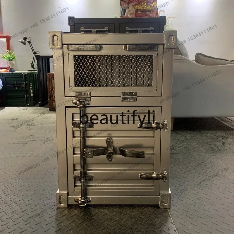 D30 Industrial style furniture, container cabinet, chest cabinet, locker, retro drawer storage cabinet