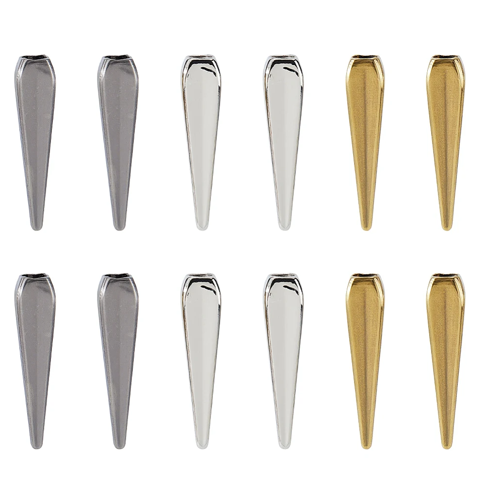 12PCS Bolo Tie Tips 3cm/1.2
