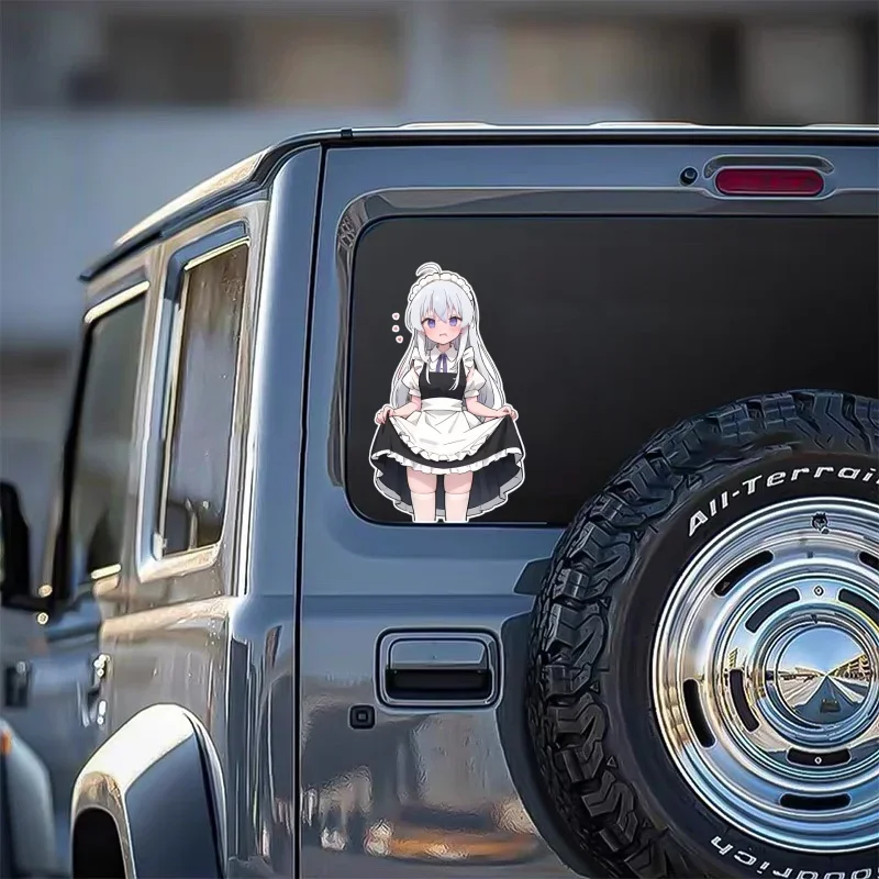 Waterproof Wandering Witch Elaina Vinyl Sticker Anime Girl Decal for Car Window Laptop Motorcycle Helmet Itasha Decor