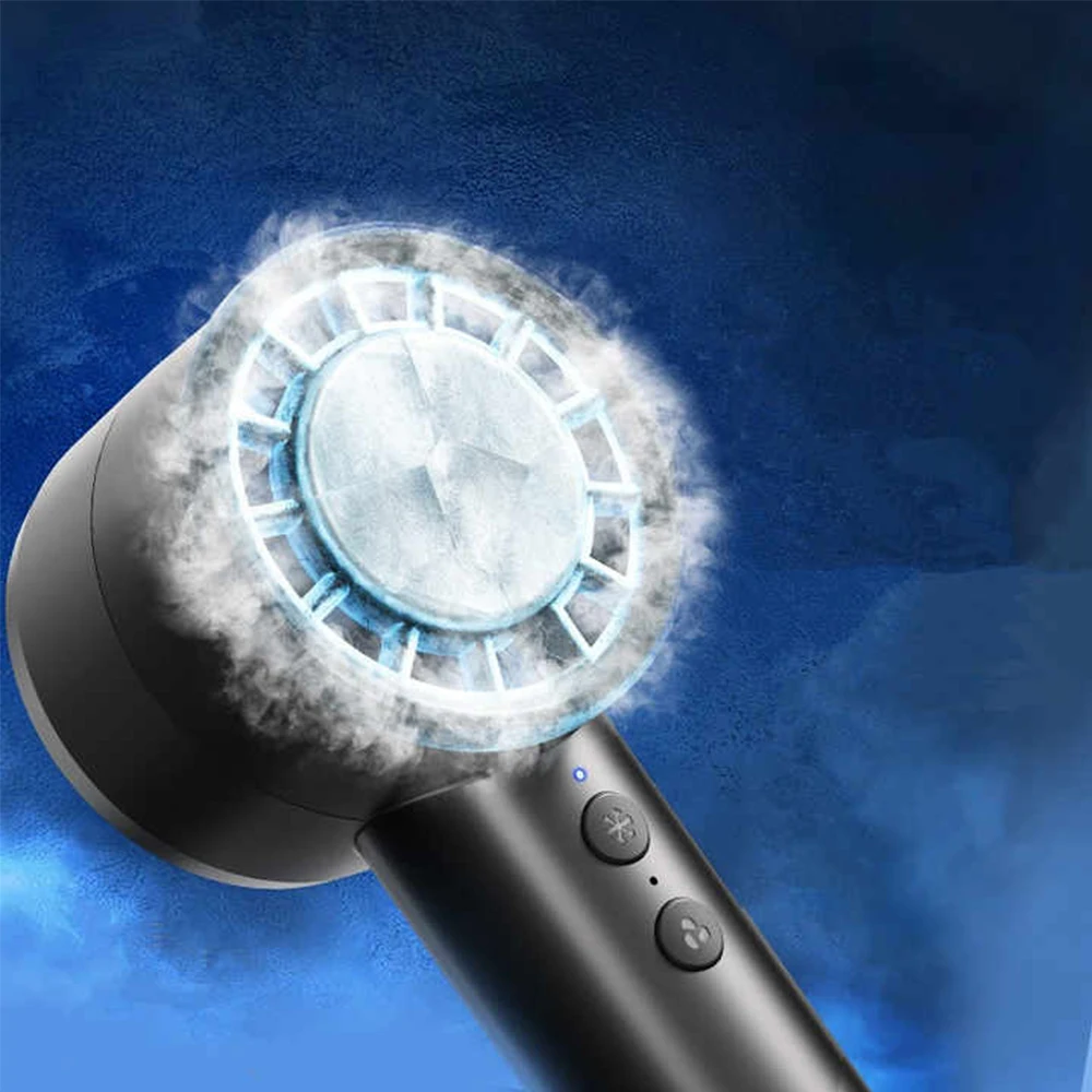 2000mAh 5-Speed Rechargeable Handheld Fan Portable USB Mini Hand Fan for Travel Office Outdoor Use Compact Personal Cooling Fan