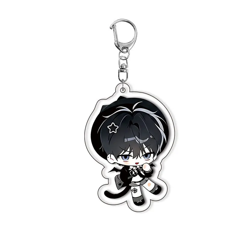 Cartoon Anime Character Acrylic Keychain Kim Dokja Yoo Joonghyuk Figure Bag Charms Backpack Pendant Friends Gifts Car Pendant