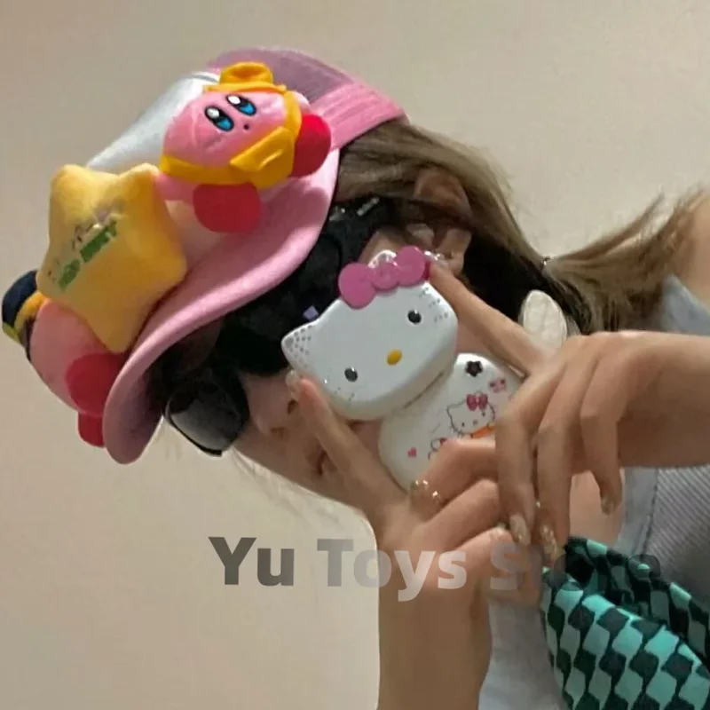 2024 telefon Sanrio Hello Kitty Mini telefon postać z kreskówki dla dzieci Taiml Kawaii uroczy telefon Anime modne na urodziny zabawka dla dzieci