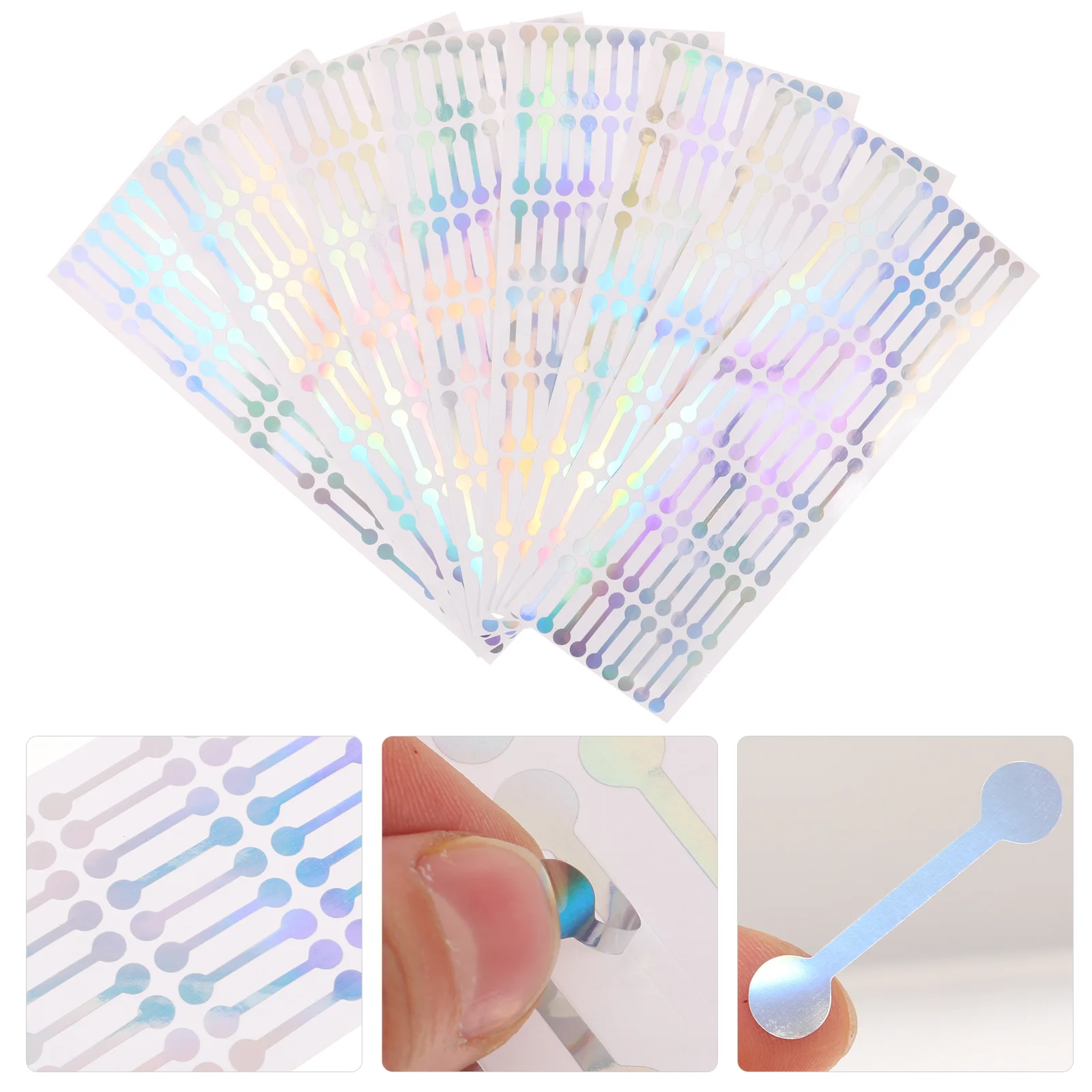 500 Pcs Sealing Stickers Adhesive for Boxes Packaging Strip Shape Labels Bags Self