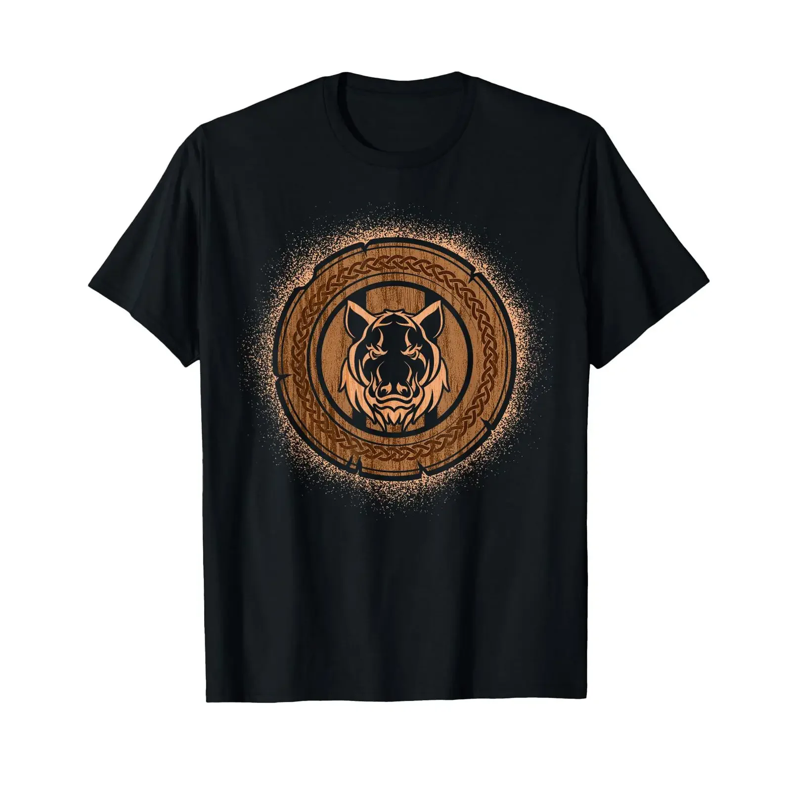 Head of Nordic mythology boar T Shirt vintage Washed Slightly Comfortable Unisex graphic designer clothes Stylish Stretched