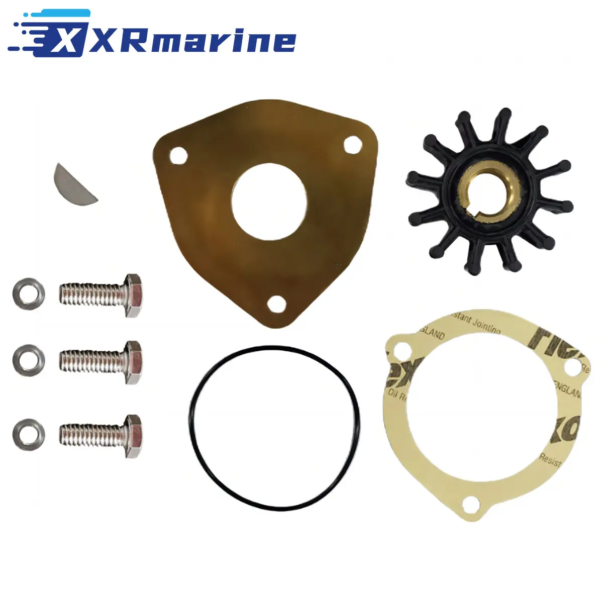 

3854287 Sea Water Pump Minor Repair Kit For OMC Cobra & Volvo Penta 3854287-4 Impeller & Plate