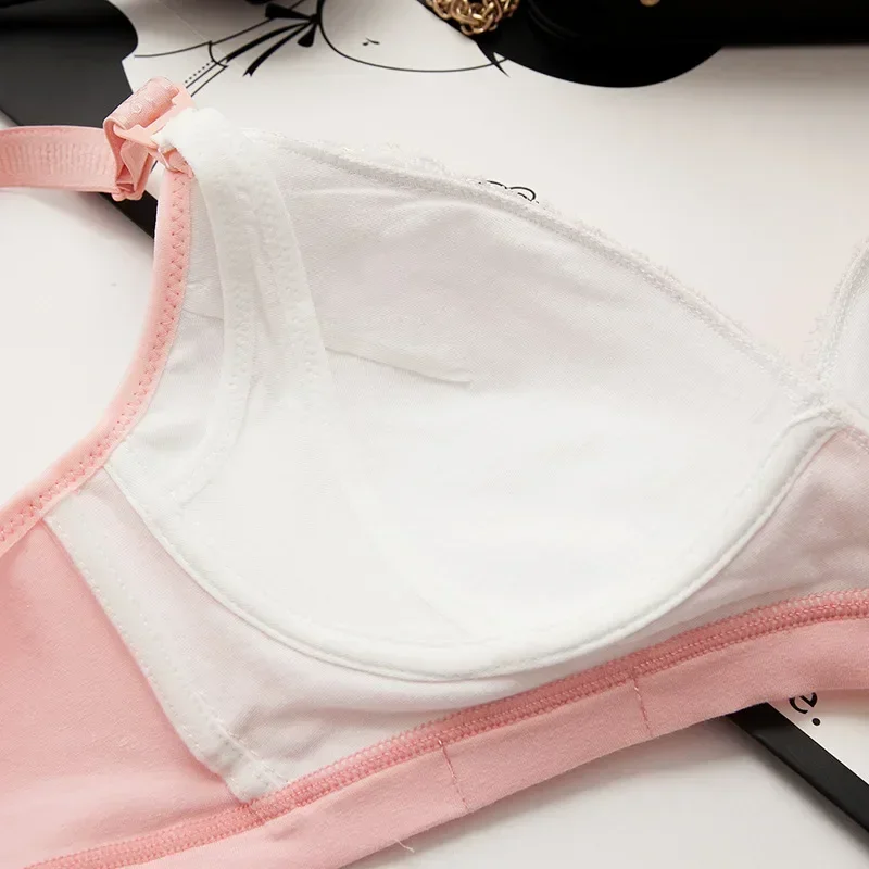 Cotton Nursing Bra Summer Breathable Breastfeeding Bras for Women Maternity Bra Plus Big Size Easy Feeding Bra Wire Free