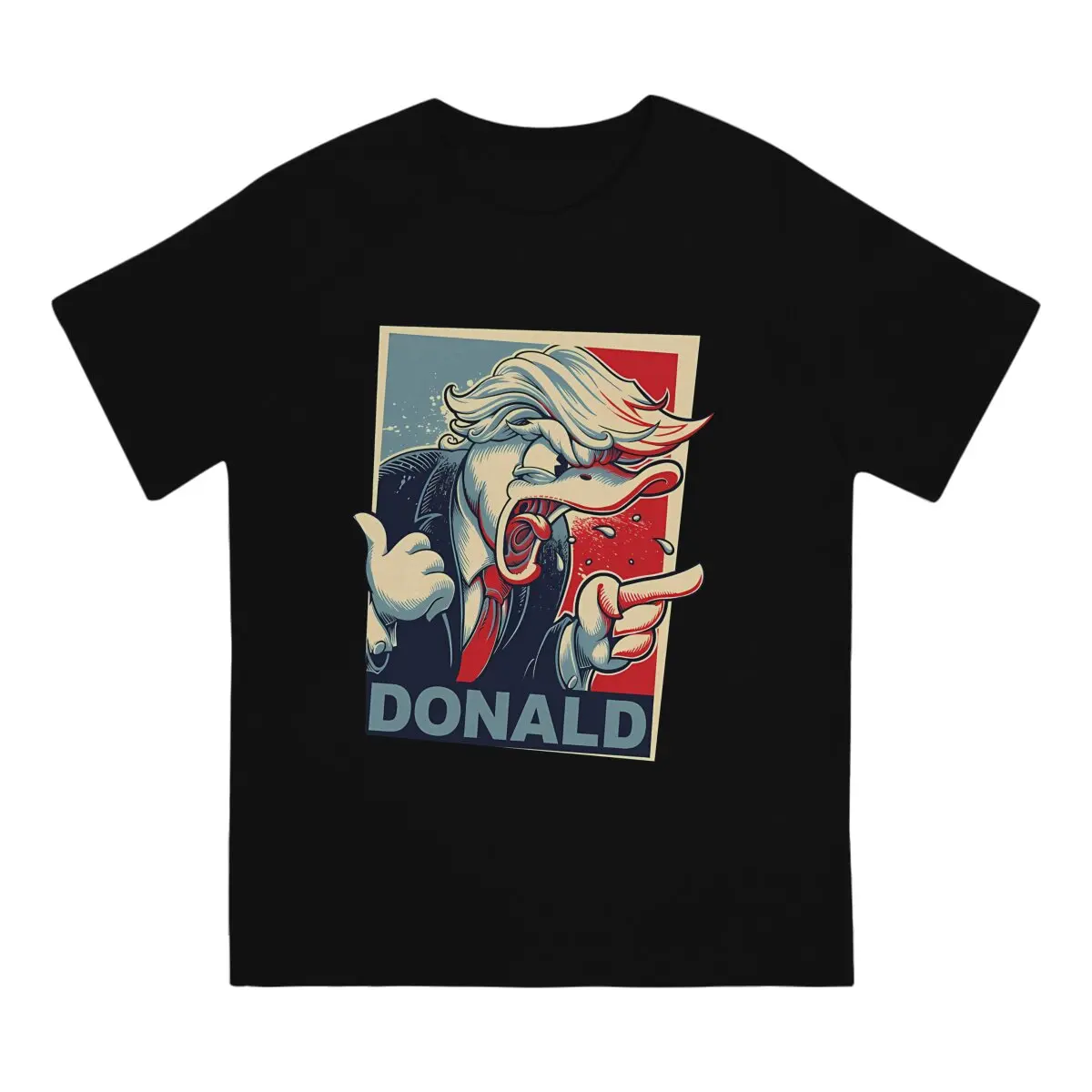 Donald T-Shirts Men Trump Funny Pure Cotton Tee Shirt Round Neck Short Sleeve T Shirt Gift Idea Clothing