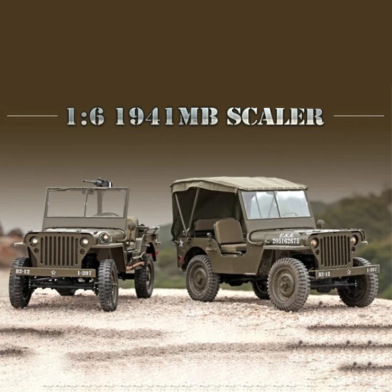 Fms 1:6 1941 Mb قشارة ويليس المتسلقين التحكم عن بعد تسلق سيارة Rc نموذج التحكم عن بعد سيارة الصبي لعبة هدية #3