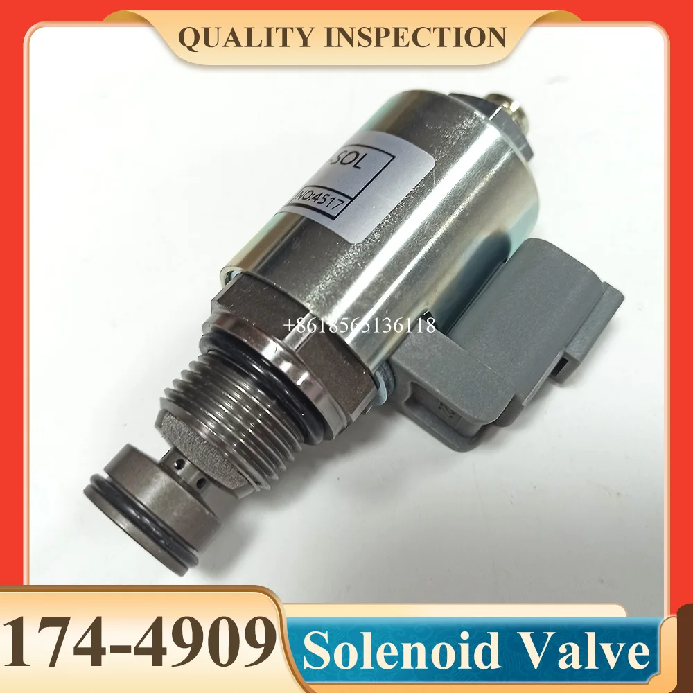 174-4909 1744909 Solenoid For Loader D6R/D6N/D10N/D10R Hydraulic Solenoid Valve