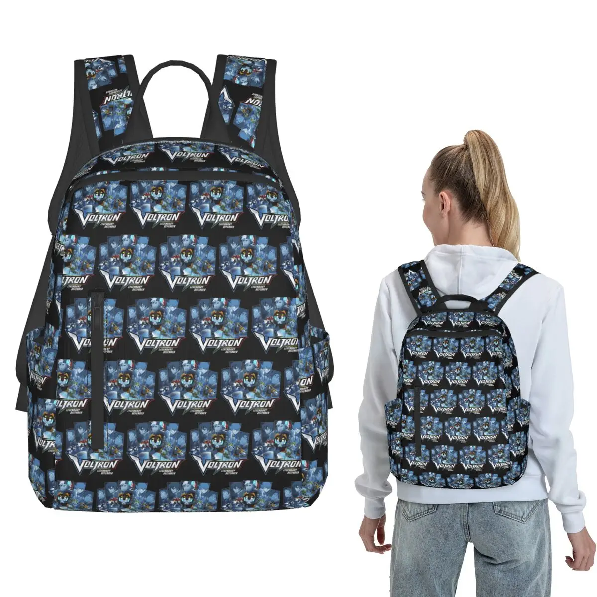 

Cartoon Movie 90s Backpack Large Capacity Kids BookBag School Bag Shoulder Bags for Men Women