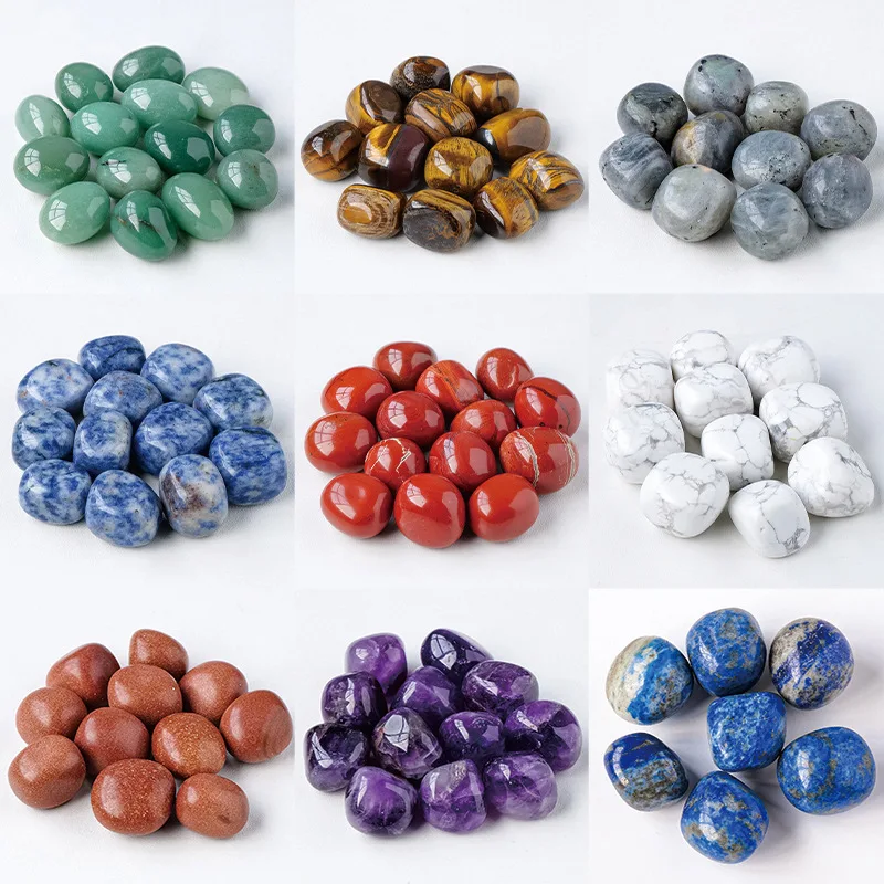 Mixed Colors Chakra Stones Reiki Yoga Energy Therapy Beginners Tumbled Gemstsone Polished Crystals Meditation Gift ﻿