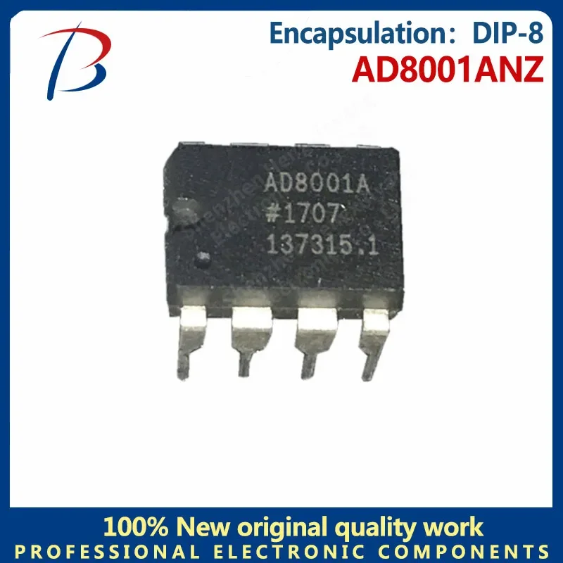 10PCS AD8001ANZ pacote DIP-8 em linha amplificador chip