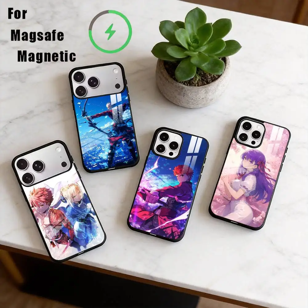 

F-Fate Phone Case Magnetic with Magsafe Wireless Charging For iPhone17,16,15,14,13,12,11 Plus,Pro