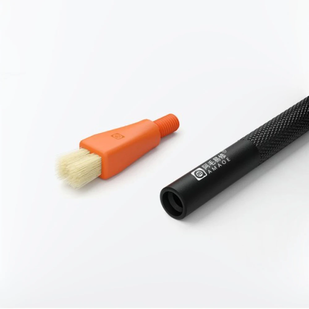 AMAOE M91 Double-Head Brush Replaceable Anti Static Dust Brush For Mobile Phone Tablet PCB BGA Repair Soldering Tin Remove Tools