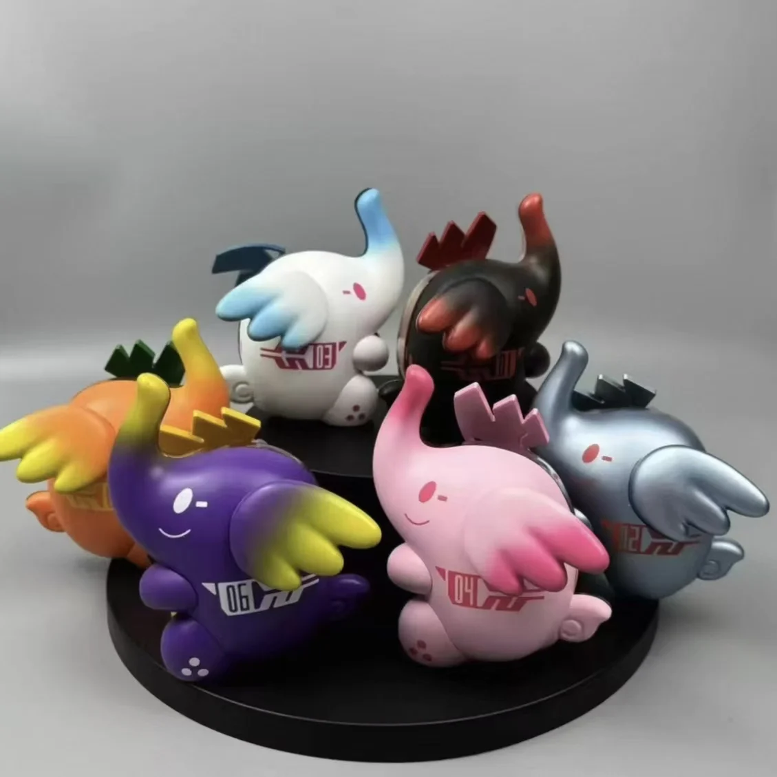 

For Anime Fans In Stock Mecha Elfie Blind Box Semi Mechanical Anime Elephant Figures Collectibles Desk Decor Stress Relief Gifts