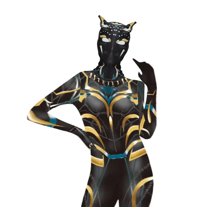 Anime Wakanda für immer Superheld schwarz Panther Shuri Cosplay Kostüm Bodysuit Party Kostüm für Frauen