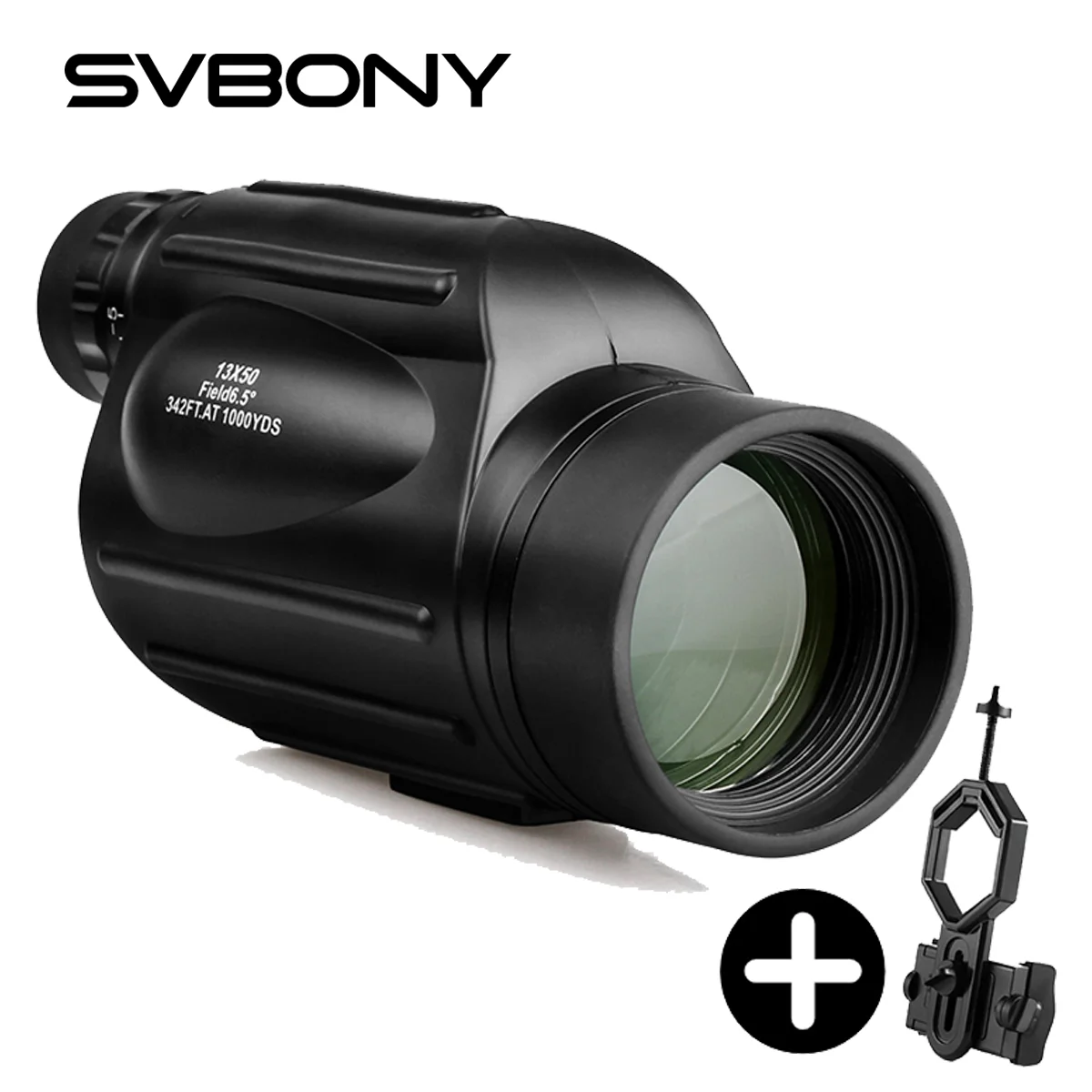 SVBONY Monoculars SV49 13/10-30X50 Telescope Professional  Binoculars Spyglass + Adapter For Tourism Camping Gifts for Teenagers