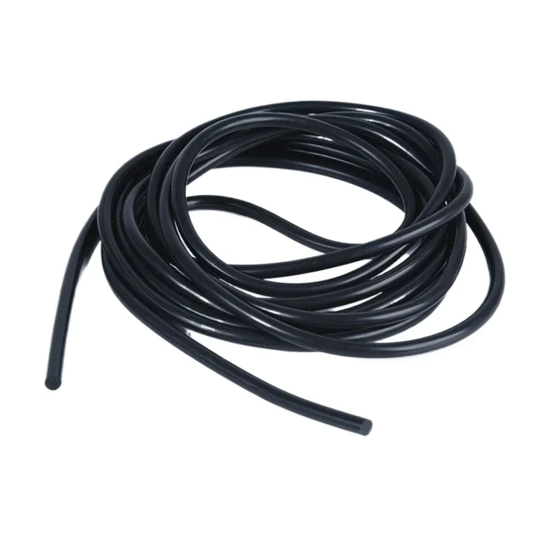 White/Black Solid Silicone Round Strip, Silicone Sealing Strip O-ring Strip, High-temperature Silicone Rod dia 1mm 2mm 3mm-20mm