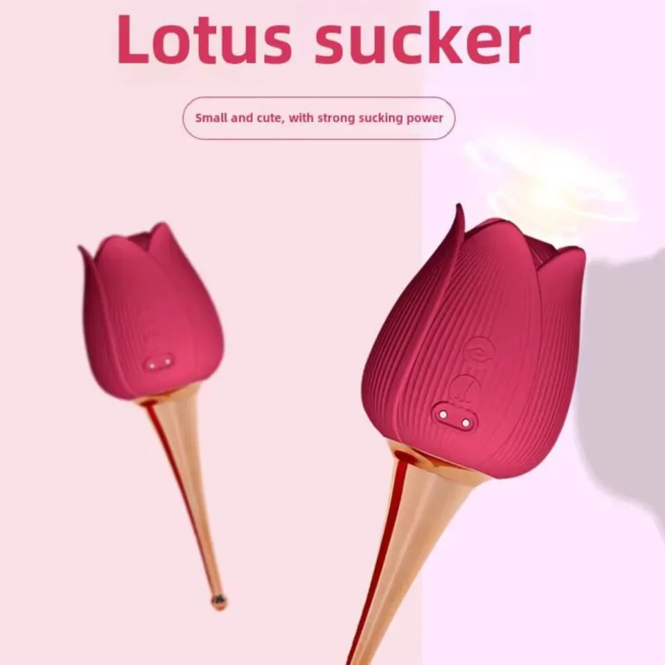 女性用ローズ吸引バイブレーター、ディルド、振動クリトリスサクション、乳首クリトリス刺激、女性用大人のおもちゃ