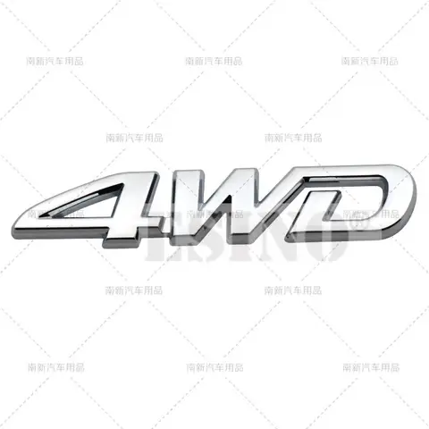 Стайлинг автомобиля 3D 4WD металлический цинковый сплав задний багажник крыло клейкий значок кузова задняя дверь смещение эмблема для Toyota RAV 4