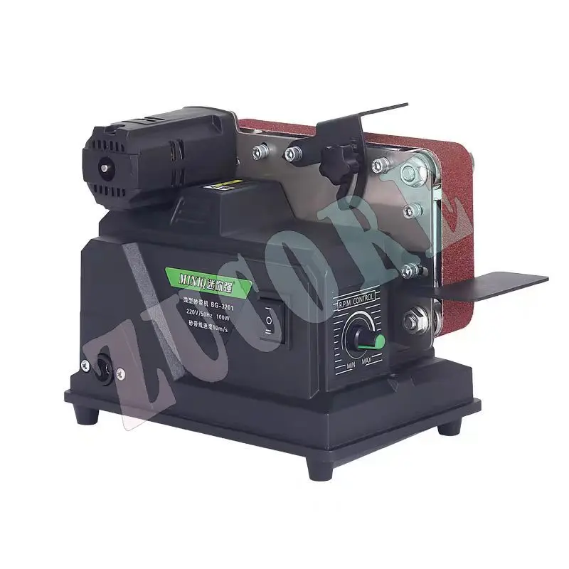소형 전기 나이프 숫돌 가정용 전문 나이프 그라인더 데스크탑 샌딩 벨트 기계 다기능 연마