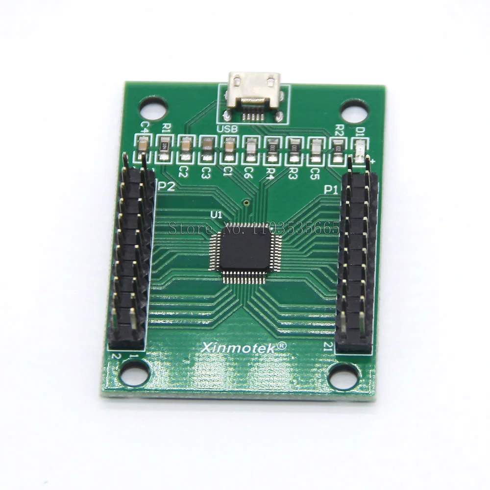 Xinmotek PCB Board USB Zero Delay Encoder PS3 /Raspberry Pi /Android 2 Giocatori Controller Gioco Controller FAI DA TE