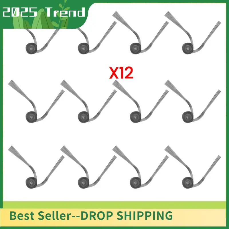 ATP3- 12PCS Replacement Parts Washable Side Brush For Roborock QV 35A / QR 598 / QR 798 Vacuum Cleaner Accessories