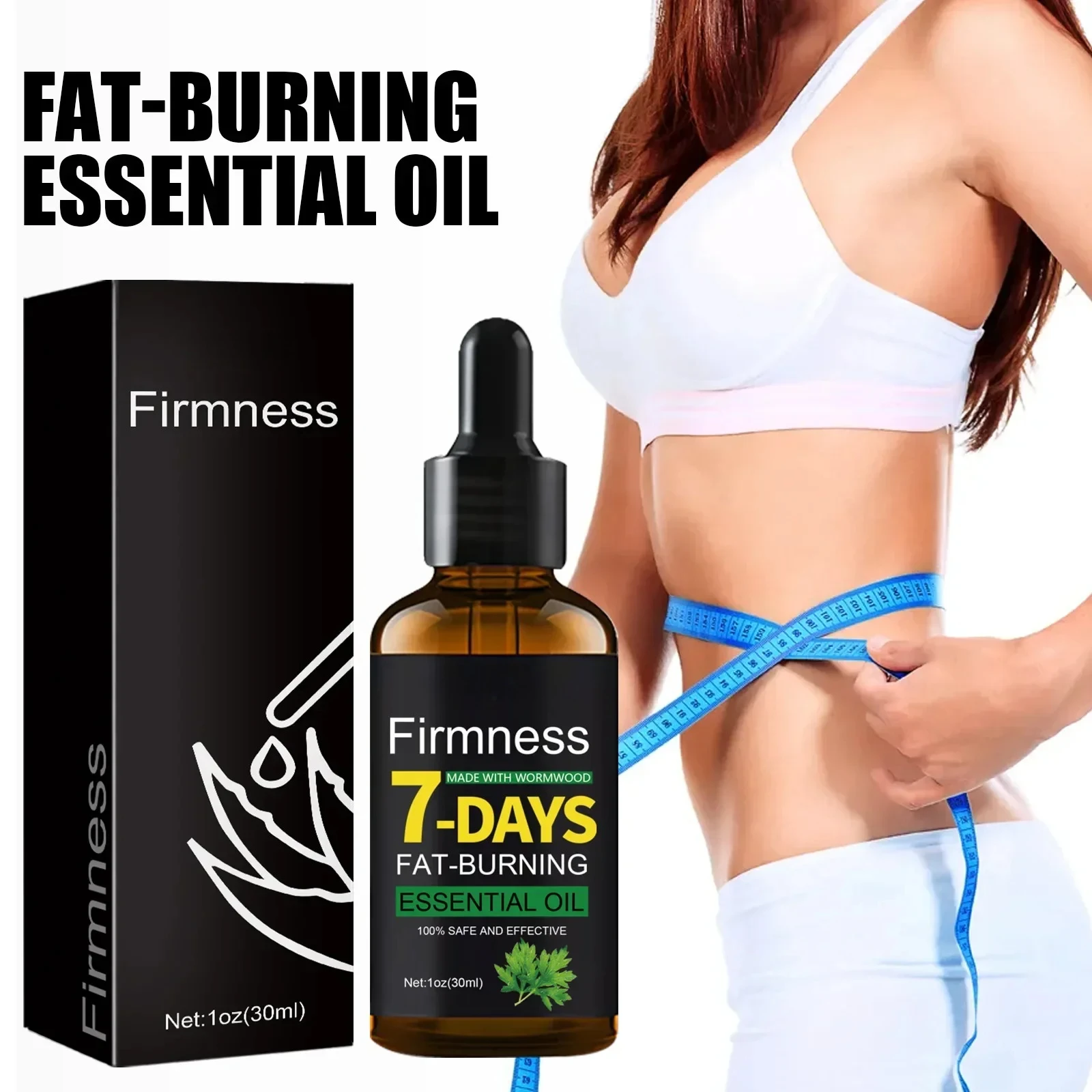 Los aceites esenciales promueven la quema de grasa en muslos, la cintura y el abdomen inhibe las ramas grasas.