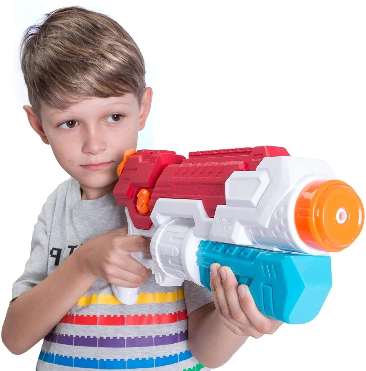 Brinquedo Super Water Blaster, Squirt Toy, Pistola de água, Alta Capacidade, Piscina e Praia, Até 36 Pés, Novo, 2022, Atirar até 36 Pés