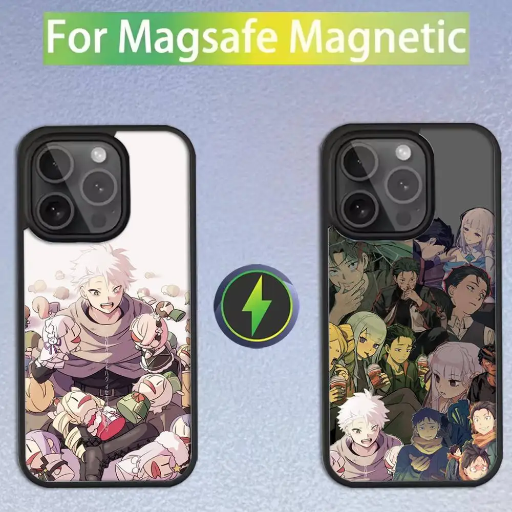 

Natsuki Subaru Phone Case For iPhone 16,15,14,13,12,11,Pro,Max,Plus,Mini,SE Magsafe Magnetic Wireless Charging