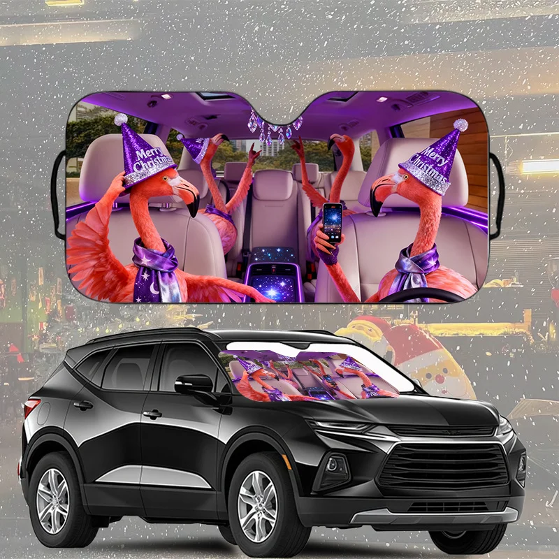 قطعة واحدة من واقي الشمس للسيارة قابل للسحب مع حماية من الأشعة فوق البنفسجية والخصوصية - درع مقاوم للحرارة مناسب للزجاج الأمامي، سهل التحمل