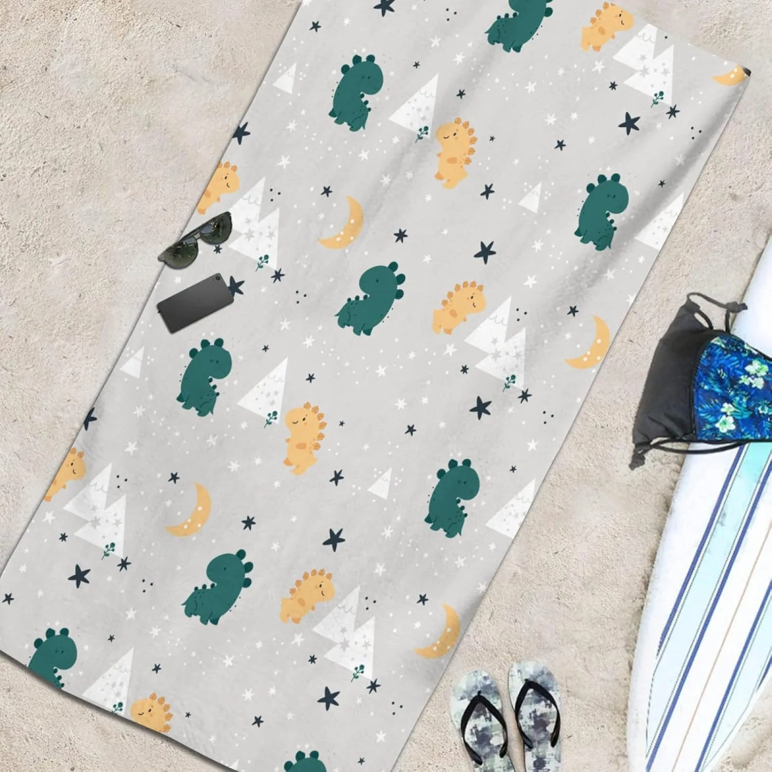 Cute cartoon pattern Beach Towel for Family stuffs friend Gifts Quick-Dry For Bath Yoga Tourism Beach GYM Camping Swimming towel